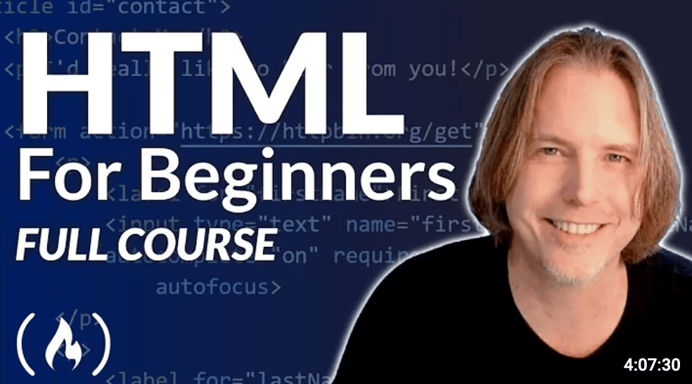 Learn HTML – Full Tutorial for Beginners